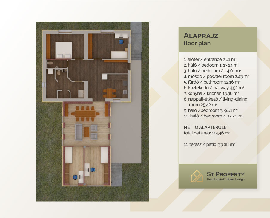 ST-Property térrendezés kádár kocka bővítés