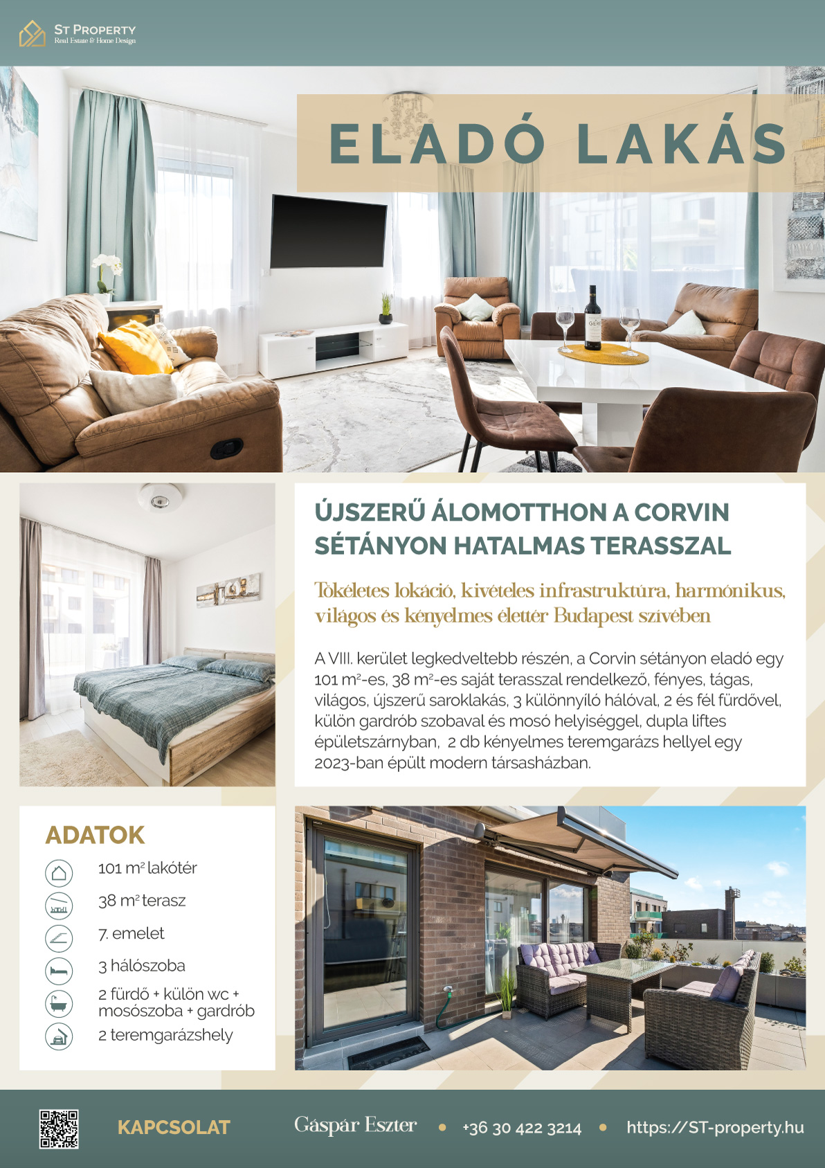 brossura Grand Corvin eladó lakás Corvin sétány