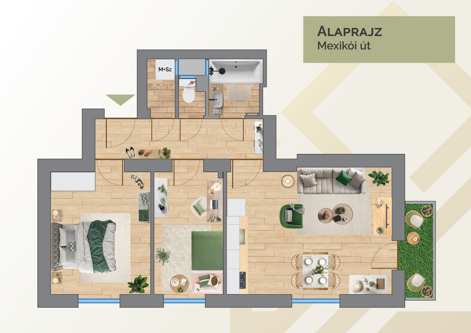 ST-Property térrendezés kádár kocka bővítés